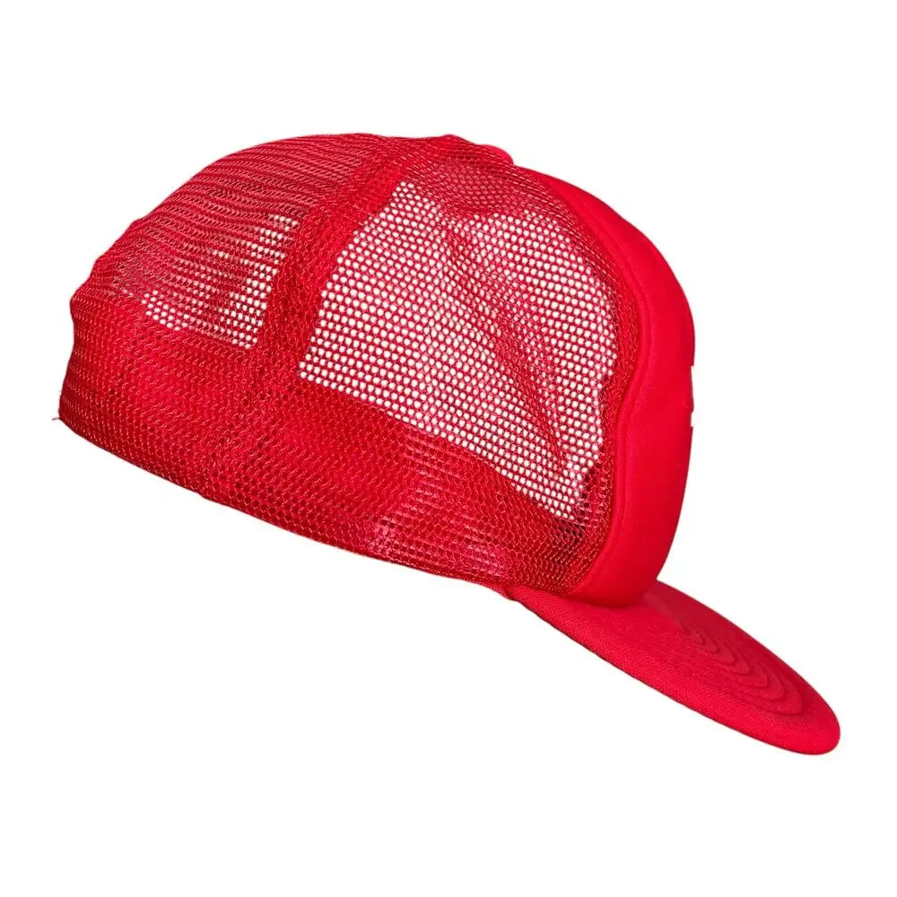Vintage Jerry’s Sub Shop Red Foam Mesh Trucker Snapback Hat Maryland Base